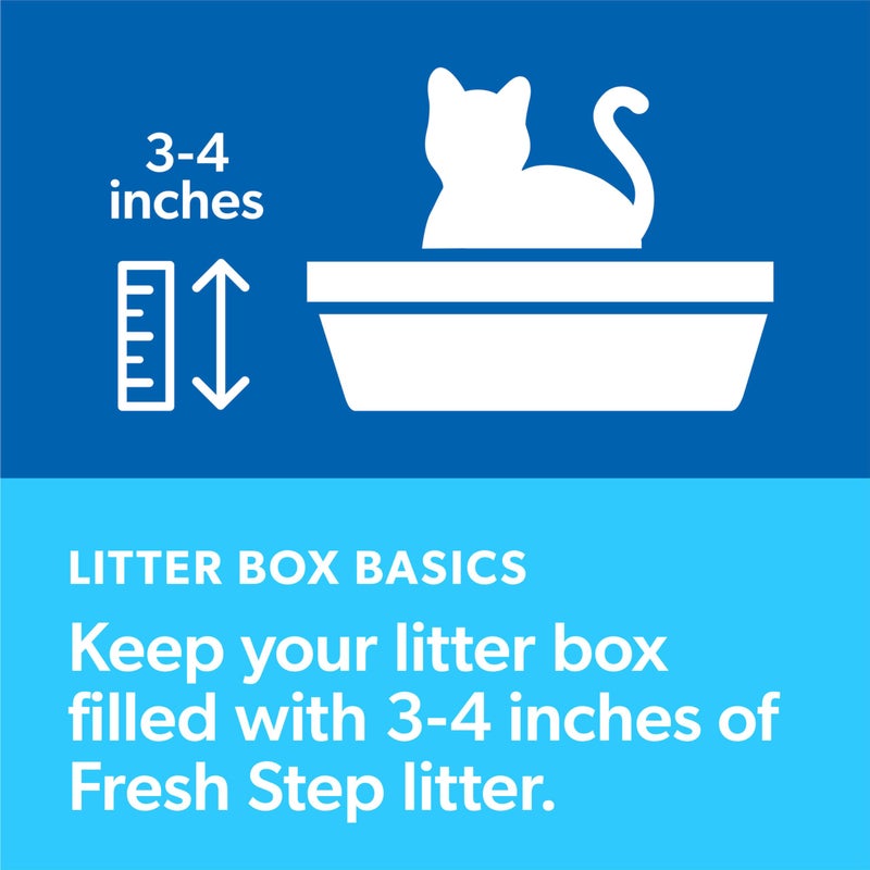 Fresh Step Clumping Litter With Febreze Freshness Gain Original Scent, Low-Dust Formula With Ammonia Block Technology, 14 lb. Box - Image 4